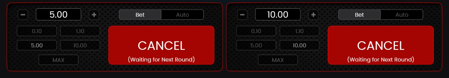 Flyx crash game bet.